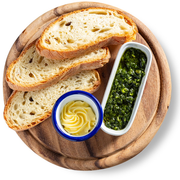 Anchovies with green sauce