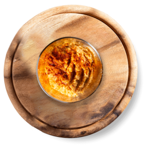 Chickpeas Hummus with sesame seeds