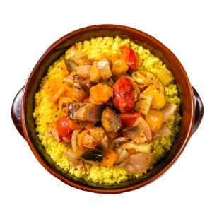 Cous Cous alla curcuma con verdure