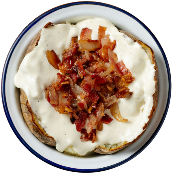 Gricia: cacio, pepper and crispy guanciale bacon