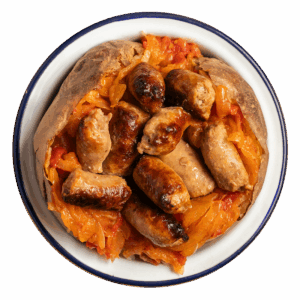Friggione di cipolle alla bolognese con salsiccia
