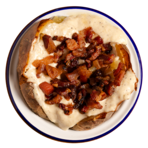 Gricia: cacio, pepe e guanciale croccante