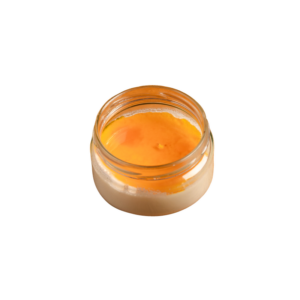 Panna cocca con coulis di passion fruit